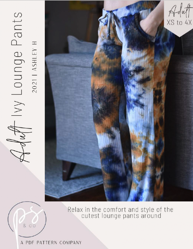 Pattern Review of the Ivy Lounge Pants - Sew and Tell Australia