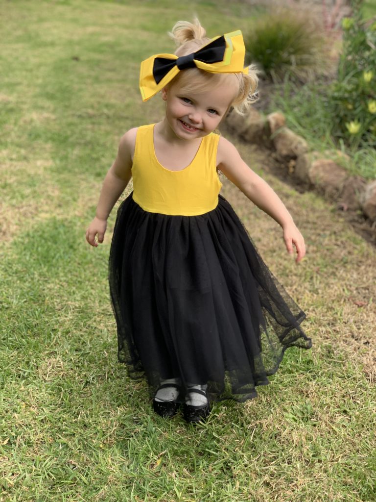Tea Party by Tadah Patterns yellow Dress